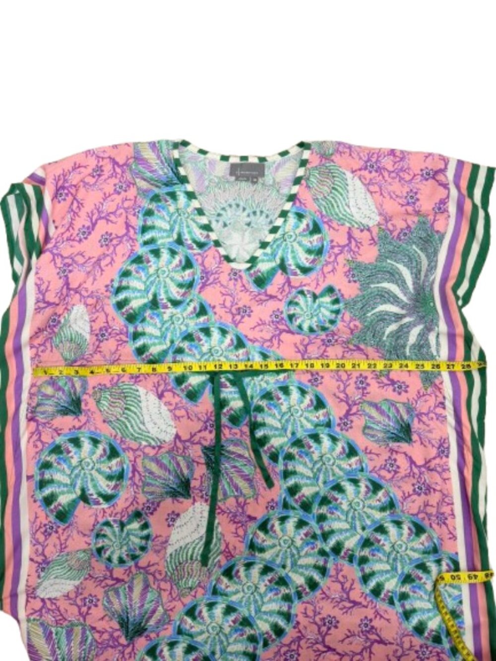 Anthropologie Kaftan Dress Boho Resort Cruise One Size - Picture 9 of 11